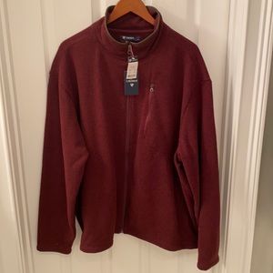 Cremieux Classics XXL Red Zip Up Sweater